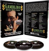 Gambling Moves With Cards - 3 DVD Set Featuring Simon Lovell! - £15.84 GBP