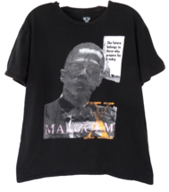 Malcolm X Mens XL TShirt &quot;The Future Belongs To Those Who Prepare For It... - $290.37 MXN