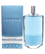 Chrome Legend by Azzaro, 4.2 oz EDT Spray for Men Eau De Toilette - $20.80