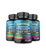 Cortisol Supplement Magnesium Glycinate 250mg Ashwagandha 150mg (3 Bottl... - $69.04 CAD