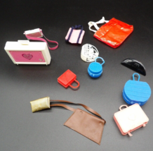 Vintage Barbie Fashion Doll Lot of 12 Bags Purses Luggage Clutch - $14.84