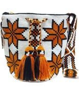 Handmade Wayuu Crochet Tote Bag, Woven Mochila, Colombian Tribal Bag, Be... - $1,791.96 MXN