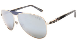 ZILLI Sunglasses Titanium Acetate Leather Polarized France Made ZI 65021 C07 - £695.32 GBP