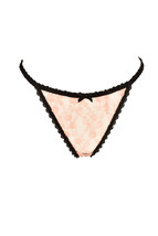 Agent Provocateur Womens Thongs Lace Elastic Blush Pink Size Xl - £48.63 GBP