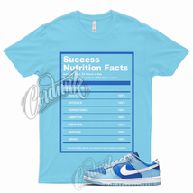 SUCCESS Shirt for N Dunk Low Argon Blue Flash Marina Dutch UNC University 1 95 - $23.08+