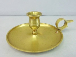 Decorative Vintage Antique Brass Candlestick Holder E751 - £31.29 GBP