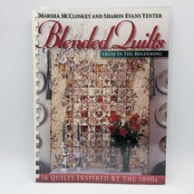 Blended Quilts Quilt Pattern Paperback By Marsha McCloskey &amp; Sharon Evan... - $6.00