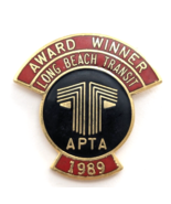 VTG Long Beach Transit LBT California 1989 APTA Award Winner Pin Transpo... - $35.54 CAD