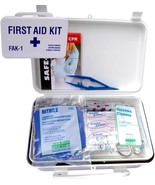 First Aid Kit Minor Emergencies ANSI Weatherproof Plastic Case (FAK1-15P) - $26.68 CAD+