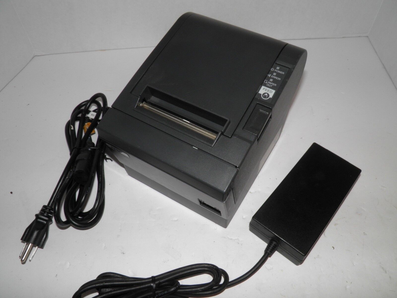  Epson M129C TM-T88III Thermal POS Receipt Printer Serial Printer w Power  - $94.99