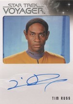 Tim Russ Star Trek Voyager Heroes &amp; Villains Autograph Signed Card - £31.32 GBP