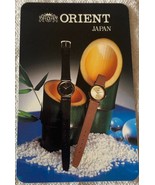 ⭕VTG, card pocket calendar 1987 TIMES ORIENT JAPAN Portugal advertising ... - $91.89 MXN