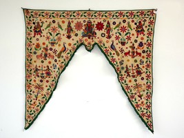 Vintage Welcome Gate Toran Door Valance Window Décor Tapestry Wall Hanging DV19 - £43.42 GBP