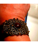 Gorgeous! Earthtone Cuff Bracelet with Rhinestones - $33.85 CAD