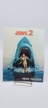 Vintage Jaws 2 Original Movie Premier Program Book * Scarce * - £49.48 GBP