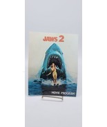 Vintage Jaws 2 Original Movie Premier Program Book * Scarce * - £48.75 GBP