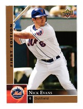 2009 Upper Deck #241 Nick Evans New York Mets - £1.52 GBP