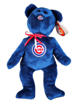 Ty Beanie Baby - Chicago Cubs MLB 8&quot; Bear - New With Mint Tags Plush Toy - £12.49 GBP