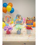 Personalized Birthday Centerpiece Sign, Custom Party Table Decoration, D... - $20.00