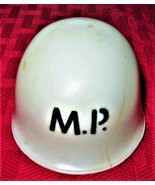 GI JOE WHITE MILITARY POLICE MP ORIGINAL HELMET VINTAGE 1960&#39;s - $112.09 MXN