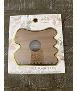 Heal Harmony 4-way Gua Sha Massage Tool, Natural Wood - $16.11 CAD