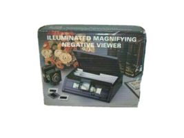 Jobars Illuminated Magnifying Negative &amp; Slide Film Viewer / Organizer - £55.92 GBP