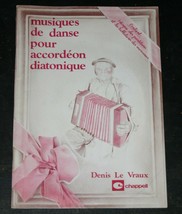 Musiques De Danse Pour Accordeon Diatonique Denis Le Vrauz Accordian 45 Record - £239.12 GBP