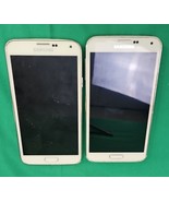 Samsung Galaxy S5 32GB 4G LTE White Lot Of 2 Untested - £35.77 GBP