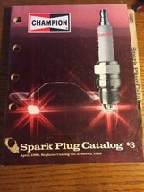 Vintage Champion 1990 Spark Plug Catalog Weatherly Index 500 - £19.04 GBP