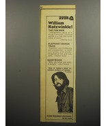 1974 Avon/Equinox Book Advertisement - The Fan Man by William Kotzwinkle - £14.55 GBP