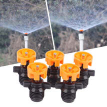 1/5PCS 1/2&quot; Male Thread Automatic Rotation 360 Degree Watering Nozzle Sprinkler  - £0.77 GBP+