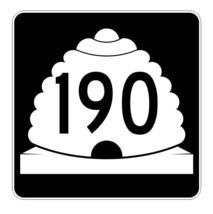 Utah State Highway 190 Sticker Decal R5499 Highway Route Sign - £1.15 GBP+