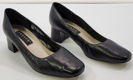 BG) Women&#39;s Parade Collection Black Leather  Heels Size 8 - £7.78 GBP