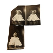Baby Photograph Photo Booth Style Antique Cute Adorable History Mohawk H... - $51.79 CAD
