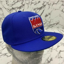 Men&#39;s New Era Cap NBA Sacramento Kings Royal Blue 59FIFTY Hat - £47.16 GBP