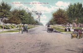 Benton Blvd. North from 31st St Kansas City Missouri MO 1910 Nevada Postcard D31 - £2.35 GBP