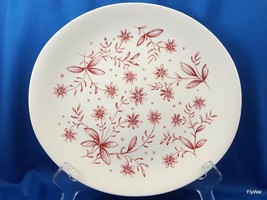 Johnson Brothers Glenwood Dinner Plate 10.38in Oval Windsor Ware Red Floral - $15.00