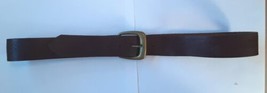 Vintage Mens Levis Brown Leather Belt Tooled 38/95 3041 - £11.92 GBP