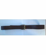 Vintage Mens Levis Brown Leather Belt Tooled 38/95 3041 - $14.84