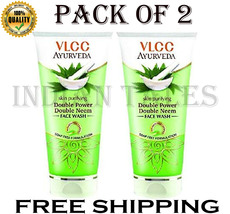  VLCC Skin Purifying Double Power Double Neem Facewash- 100 ml(Pack of 2 )  - $23.99