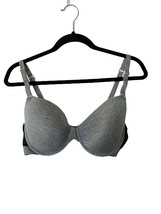 LIVELY Womens T-Shirt Bra Full Coverage Seamless Heather Grey Size 36D - $8.63