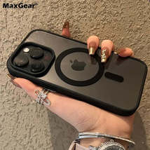 Iphone case ring luxury magsafe transparent case iphone 15 14 13 pro max mini plus 668 thumb200