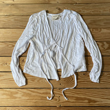 truth + style NWOT women’s knit tie front cropped cardigan size XS white x5 - £9.04 GBP