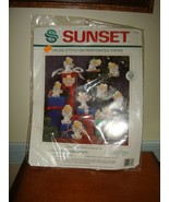 Sunset Cross Stitch Holly Angel Perforated Paper Ornaments - $21.99