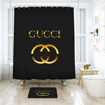 Gucci 006 Shower Curtain Bath Mat Bathroom Waterproof Decorative Bathtub - £18.11 GBP+