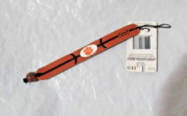 NCAA Clemson Tigers Basketball Brown w/Black Stripes Bracelet by GameWear - £13.38 GBP