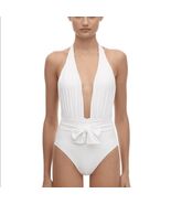 NWT WeWoreWhat We Wore What Brooklyn White One Piece Swimsuit S - €34,34 EUR