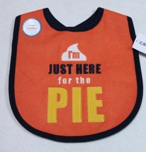 Carter&#39;s Thanksgiving Bib Here for the Pie for Boy or Girl Extra Large - £6.96 GBP