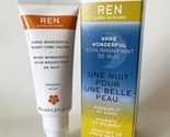 Ren Skincare Wake Wonderful Night Time Facial 1.3oz Boxed - £23.92 GBP