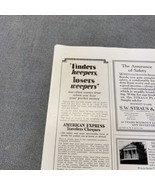 National Geographic November 1919 American Express Cheques Vintage Print... - $11.88
